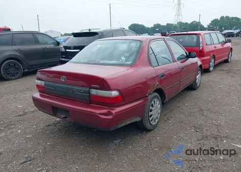 1997 Toyota Corolla Ce из США, поврежденный, VIN 1NXBA02E7VZ538706